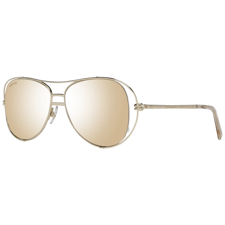 Okulary przeciwsłoneczne damskie Swarovski SK0231 32G 55 Złote