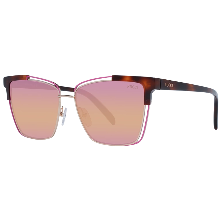 Okulary przeciwsłoneczne Damskie Emilio Pucci EP0171 56T 57 Brązowe