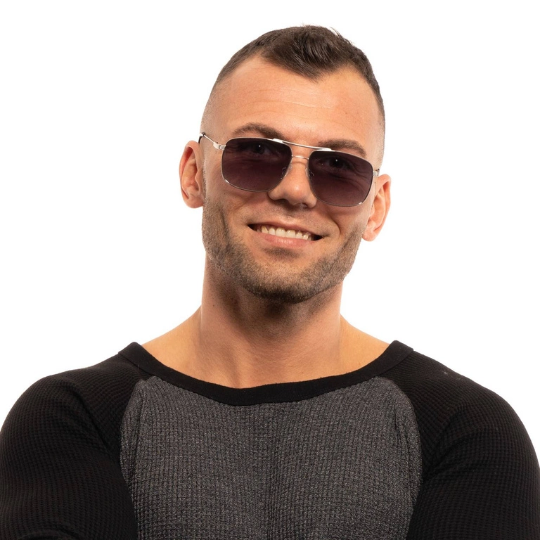Okulary przeciwsłoneczne męskie Guess GF0205 10B 59 Srebrne