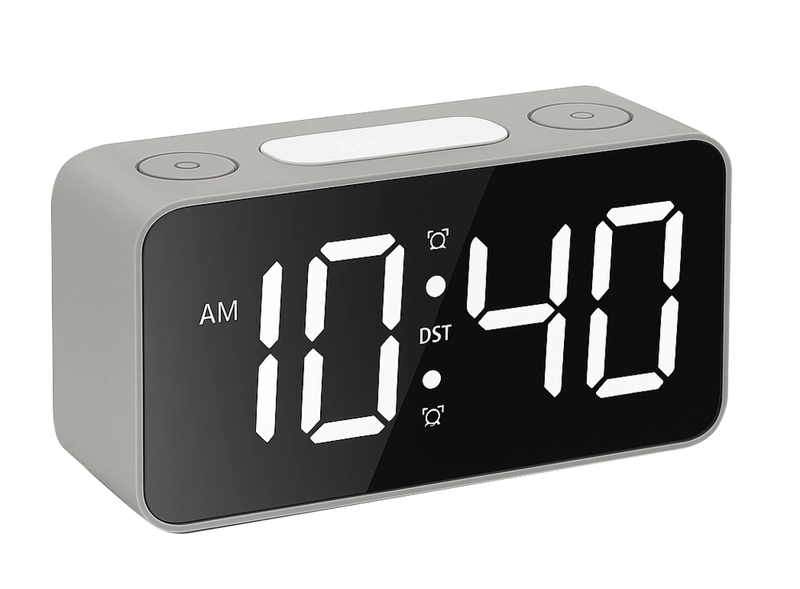 Budzik JVD SB2020.2 ALARM PODŚWIETLENIE