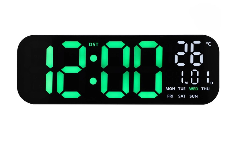 Zegar JVD DH9016.2 TERMOMETR, KALENDARZ, ALARM, PODŚWIETLENIE