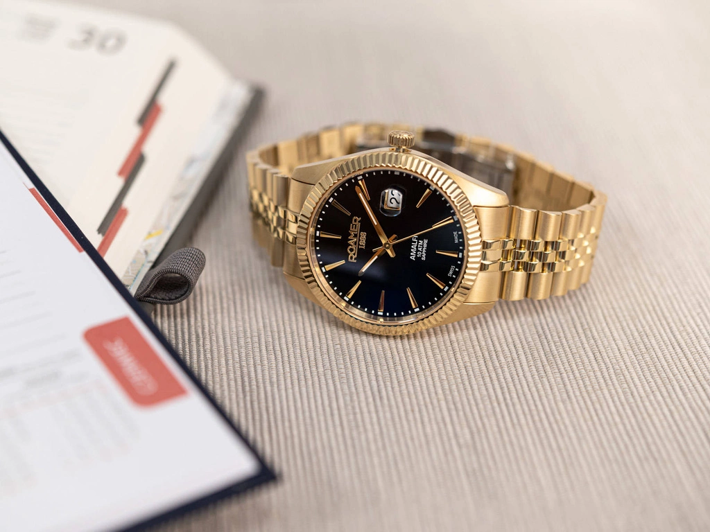 Zegarek męski ROAMER 852833 48 55 20 Amalfi Gents