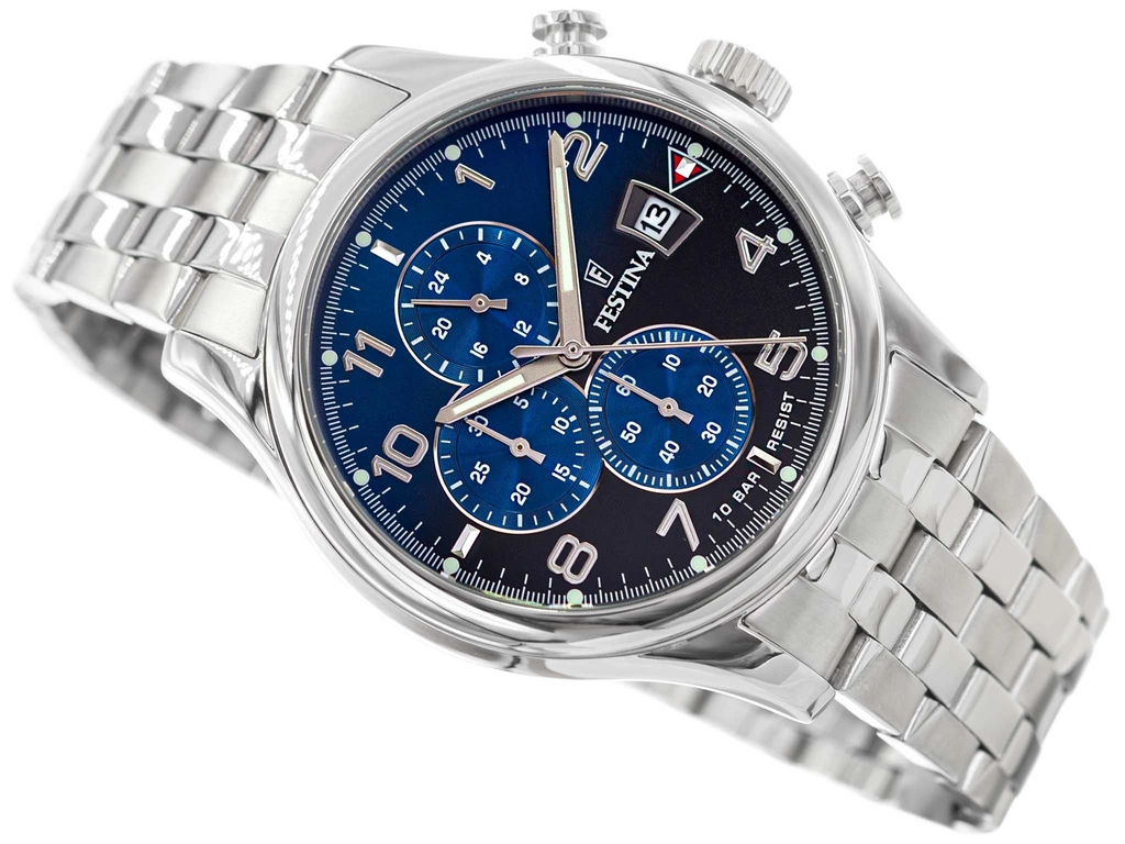 Zegarek męski FESTINA F20374/8 Timeless Chronograph