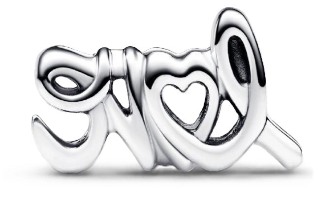 Charms Pandora 793055C00 w kształcie odręcznego napisu „love”