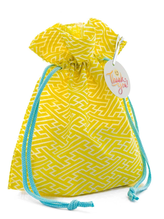 WOREK PREZENTOWY SAKIEWKA żółta