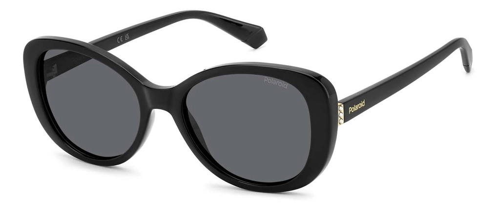 Okulary przeciwsłoneczne damskie Polaroid PLD 4154/S/X 80755M9 Czarne
