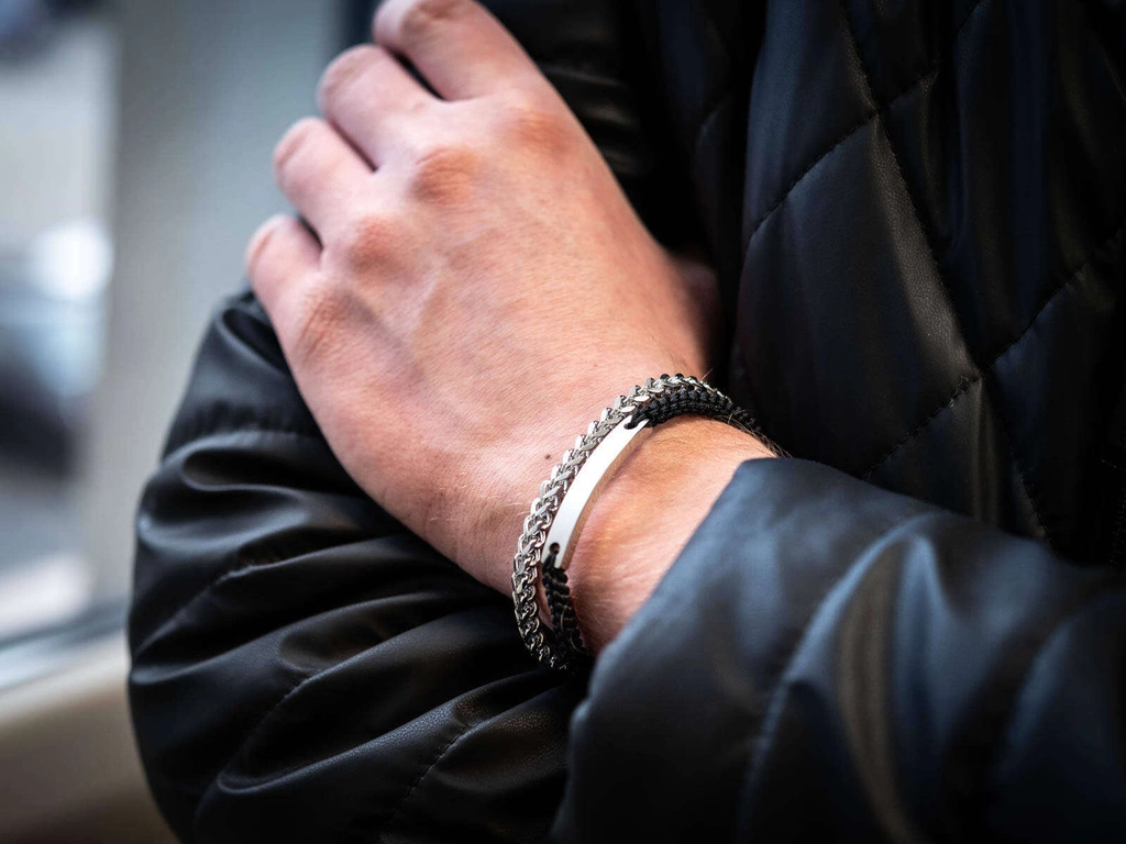 Bransoleta męska Fossil JF03325040