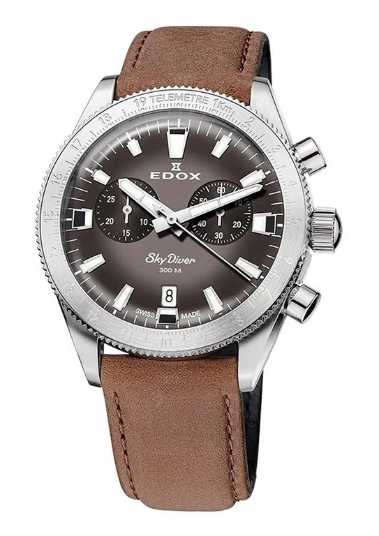 Zegarek męski EDOX 10116 3 GRIDN Skydiver Chrono Set Limited Edition