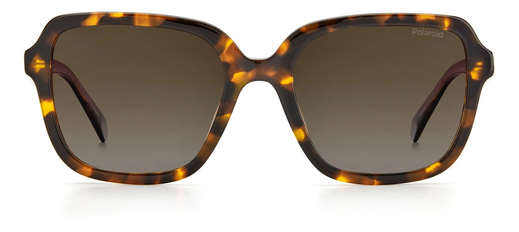 Okulary przeciwsłoneczne damskie Polaroid PLD 4095/S/X 08653LA Brązowe