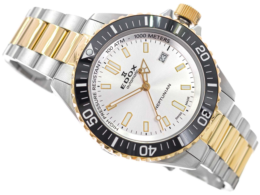Zegarek męski EDOX 80120 357JM AID Neptunian Automatic
