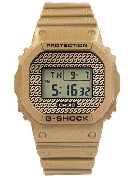 Zegarek męski CASIO G-SHOCK DWE-5600HG-1ER Gold Chain