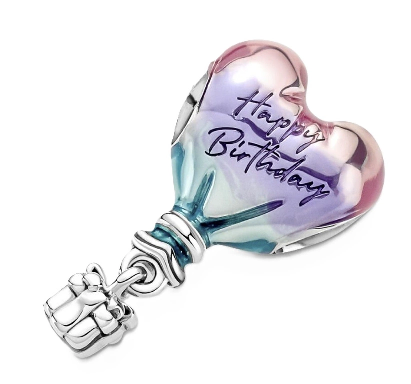 Charms Pandora 791501C01 Urodzinowy z balonem