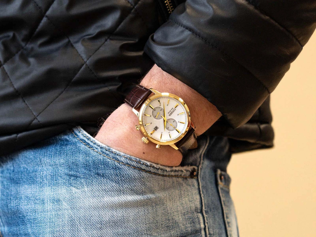 Zegarek męski Citizen CA7062-15A Eco-Drive Vintage Chrono