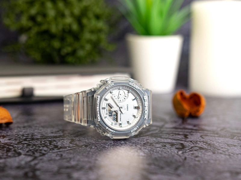 Zegarek damski CASIO G-SHOCK GMA-S2100SK-7AER Carbon Core Guard