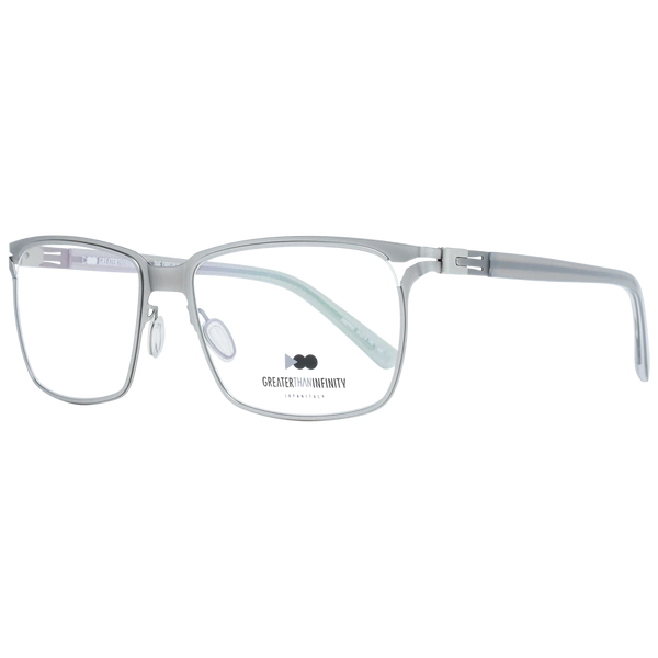 Okulary oprawki Męskie Greater Than Infinity GT029 V02 55 Srebrne