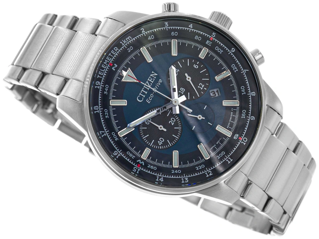 Zegarek męski Citizen CA4500-91L Eco-Drive Aviation Chronograph