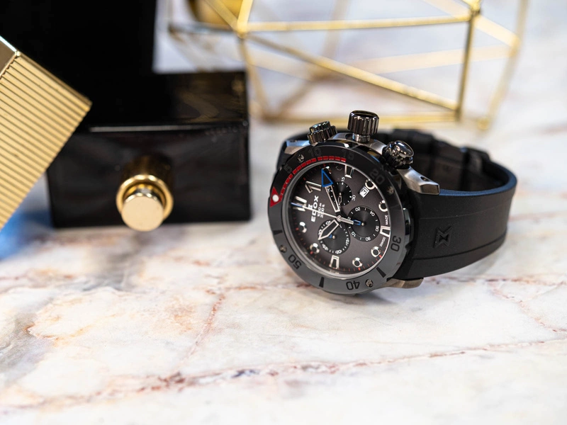 Zegarek męski EDOX 10242 TINGNR GIDNR CO-1 Chronograph