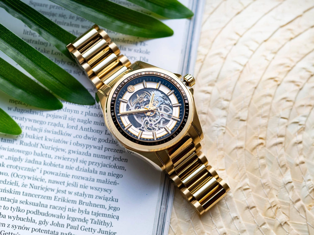 Zegarek męski ROAMER Rockshell Mark III Skeleton 220984 48 55 20