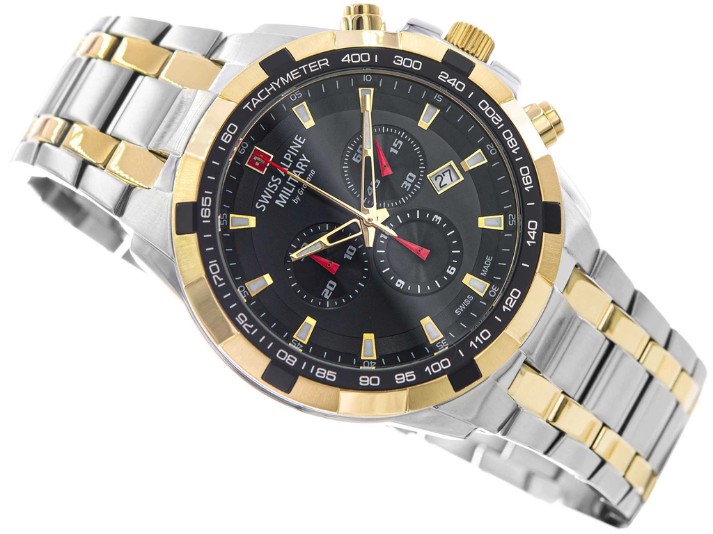 Zegarek męski SWISS ALPINE MILITARY SAM7043.9147 Star Fighter Chrono