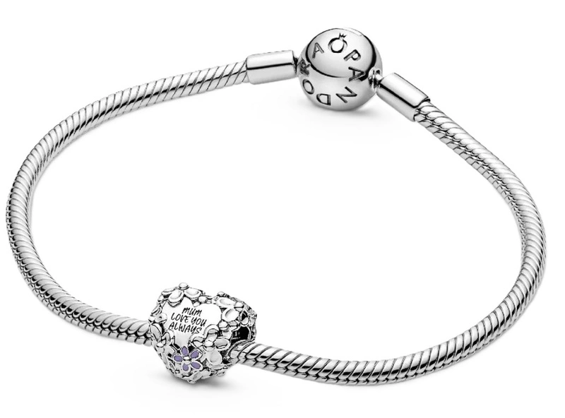 Charms Pandora Serce mamy ze stokrotką 791155C01