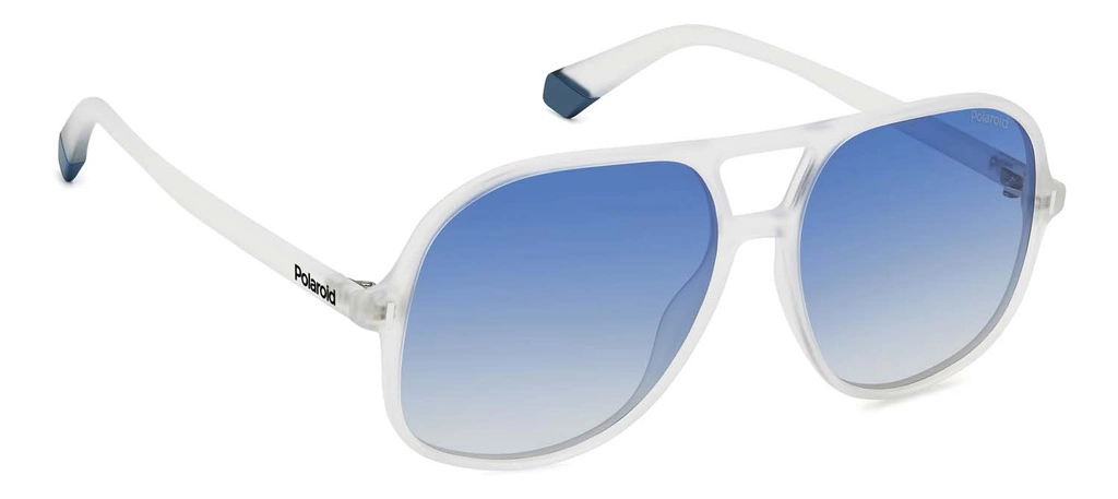 Okulary przeciwsłoneczne Unisex Polaroid PLD 6217/S 2M4Z7 57 Białe