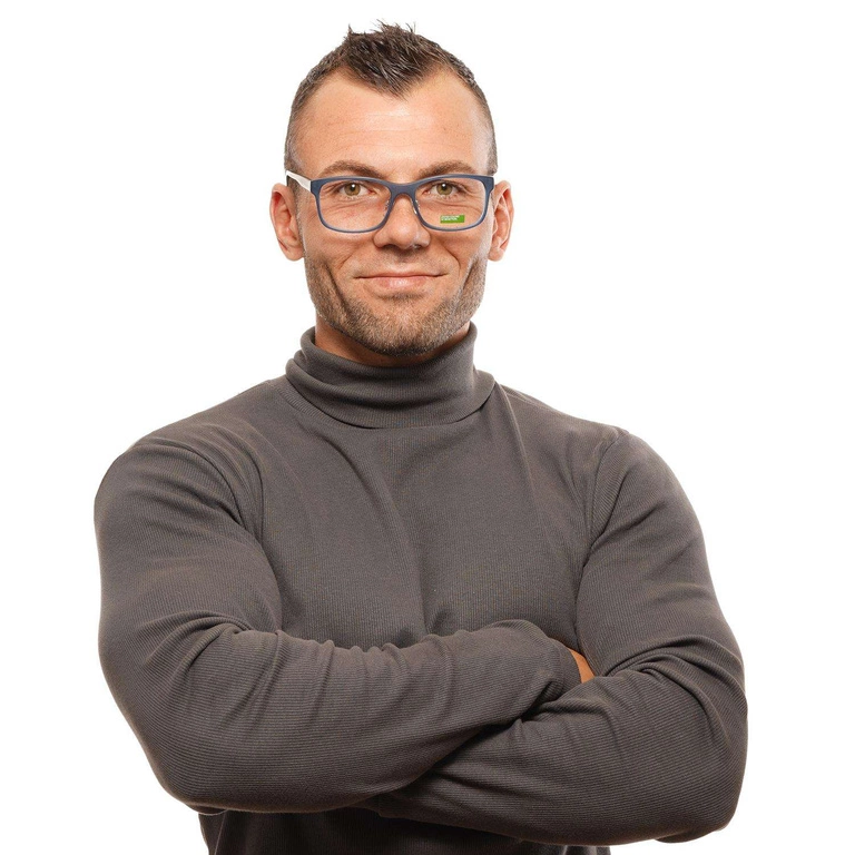 Okulary oprawki Męskie Benetton BEO1041 656 54 Niebieskie