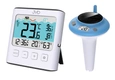Termometr basenowy JVD T777 Higrometr Sonda Alarm Zegar