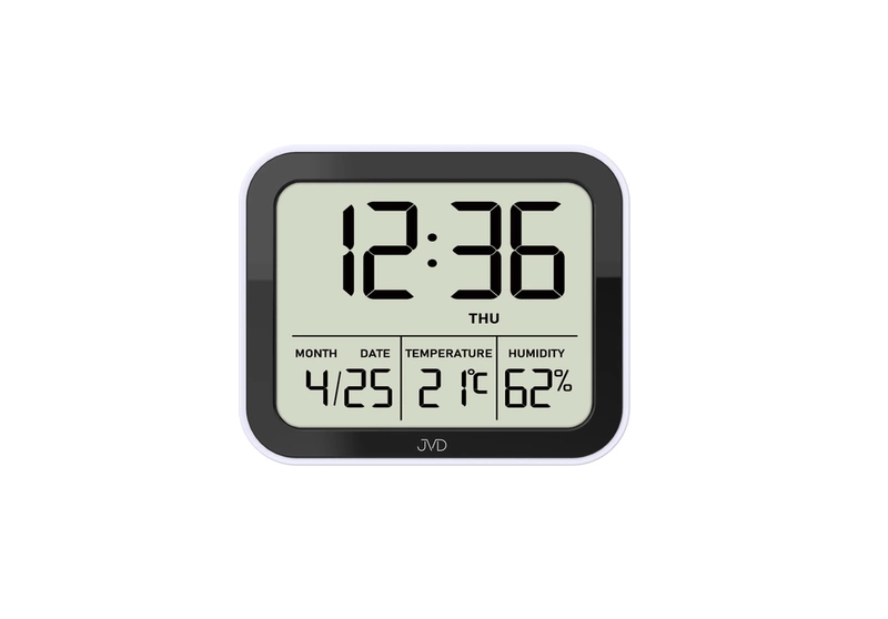 Zegar JVD  SB774.1 TERMOMETR HIGROMETR DATA MAGNES