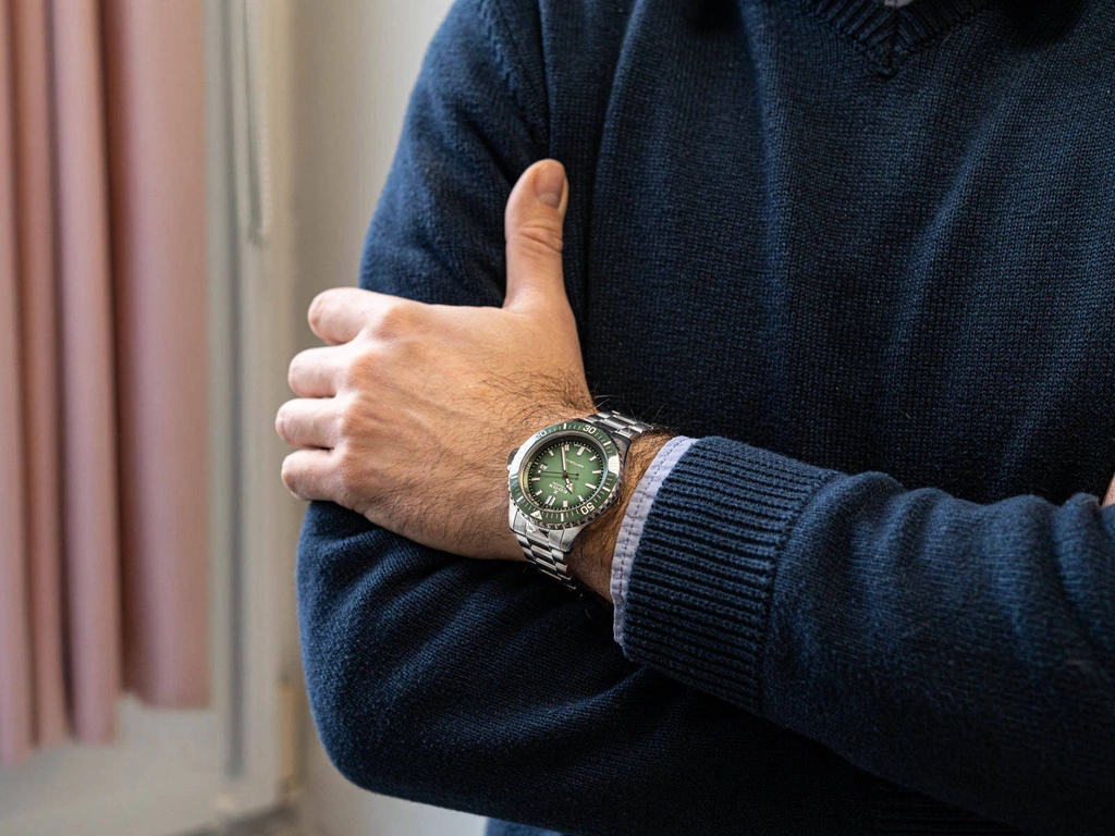 Zegarek męski EDOX 80120 3VM N VDN1 Neptunian Automatic