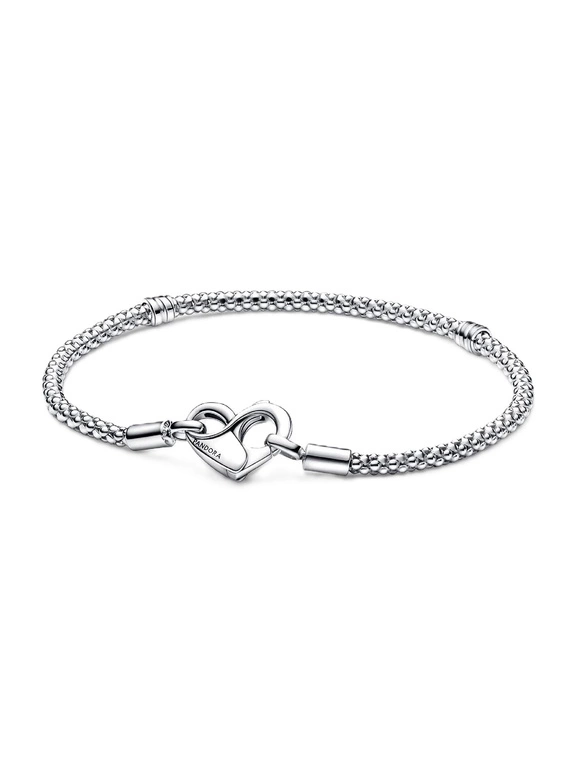 Bransoletka damska Pandora 592453C00-17 o splocie ćwiekowym