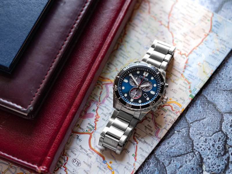 Zegarek męski Citizen AT2560-84L Eco-Drive Aqua Sporty Chronograph 