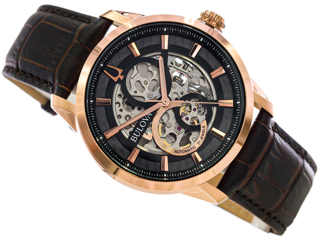 Zegarek męski BULOVA 97A169 Sutton Skeleton
