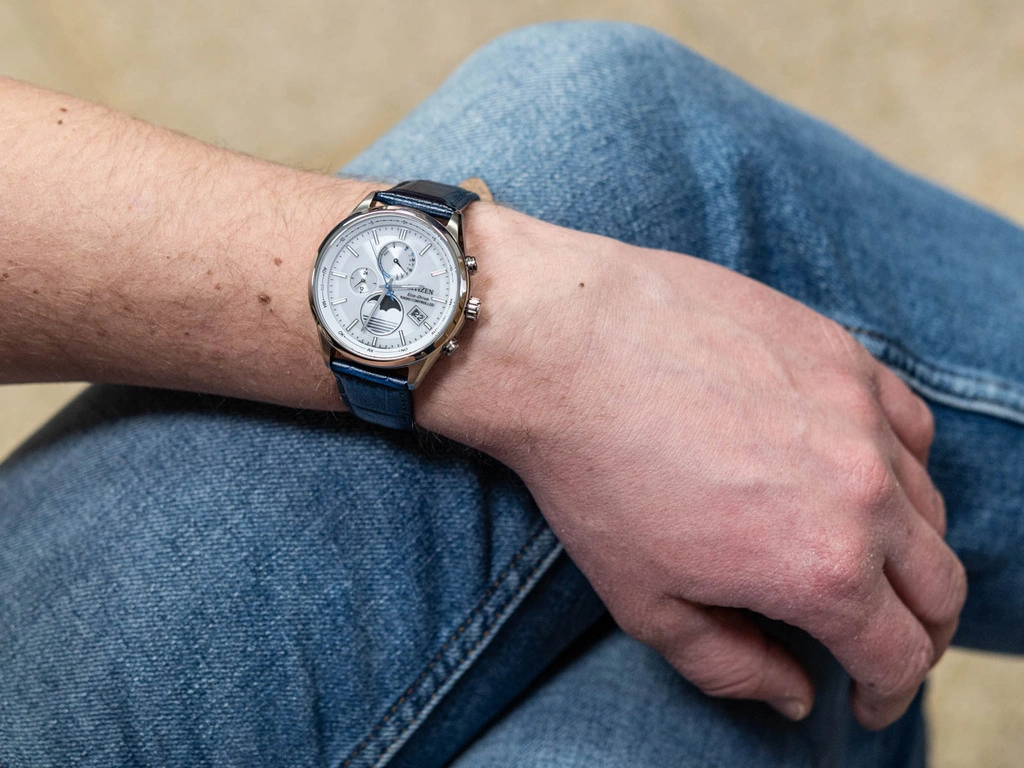 Zegarek męski Citizen BY1030-09A Radio Controlled Moonphase