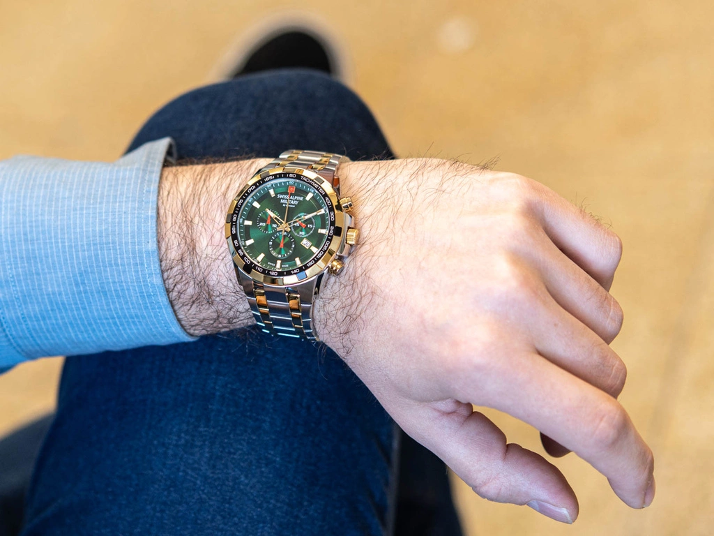 Zegarek męski SWISS ALPINE MILITARY SAM7043.9144 Star Fighter Chrono