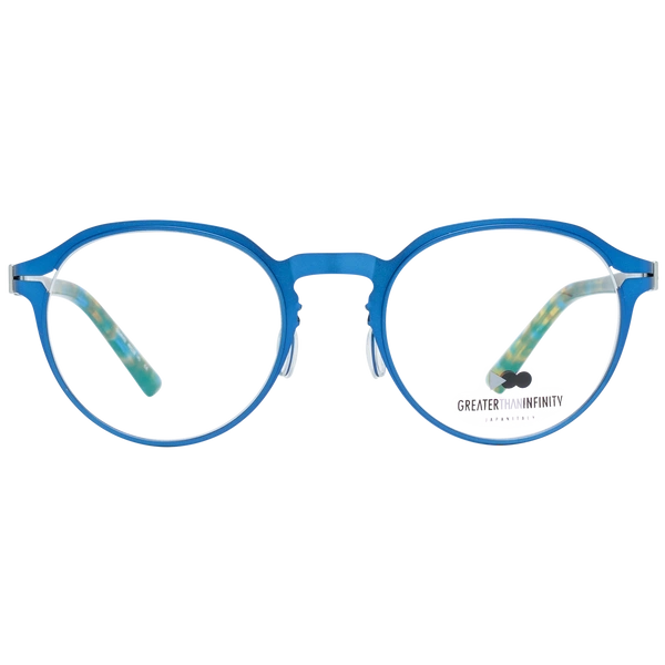 Okulary oprawki Męskie Greater Than Infinity GT049 V02 49 Niebieskie