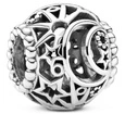 Charms Pandora 799183C00 Ażurowy ze słońcem, gwiazdami i księżycem