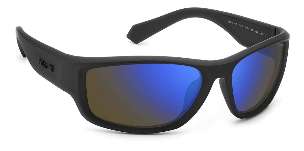 Okulary przeciwsłoneczne męskie Polaroid PLD 2166/S 0VK625X Czarne