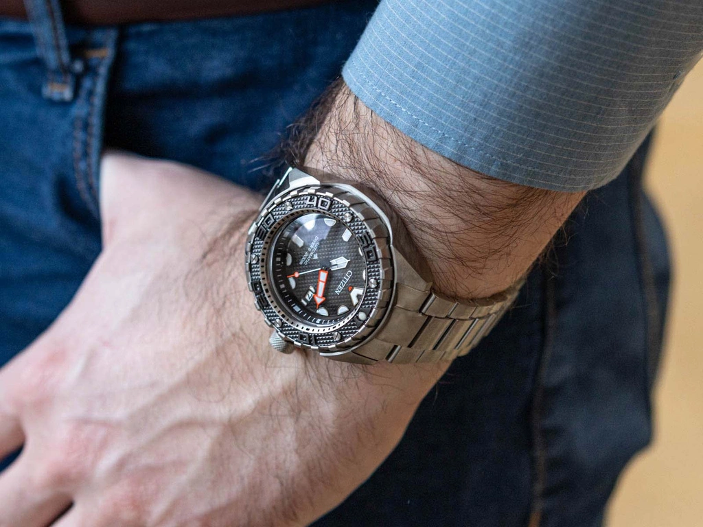 Zegarek męski Citizen NB6004-83E Promaster Super Titanium Mechanical Diver