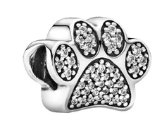 Charms Pandora 791714CZ Lśniący odcisk łapy