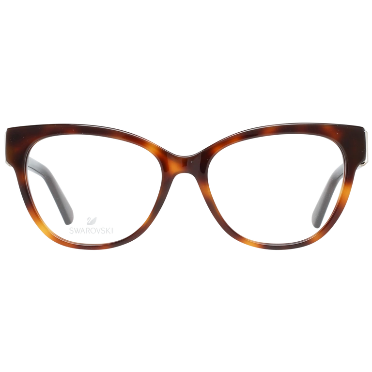 Okulary oprawki damskie Swarovski SK5250-H Brązowe
