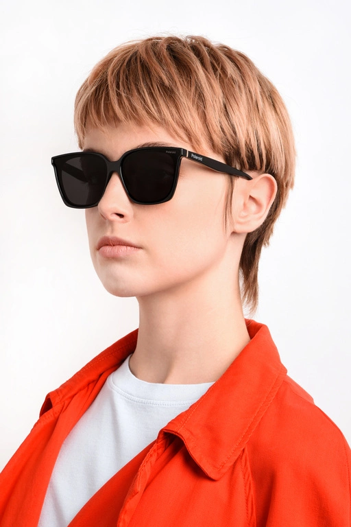 Okulary przeciwsłoneczne damskie Polaroid PLD 6160/S 80762M9 Czarne