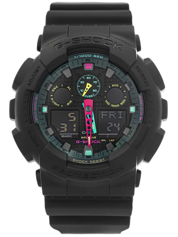 Zegarek męski CASIO G-SHOCK GA-100MF-1AER Multi Fluorescent