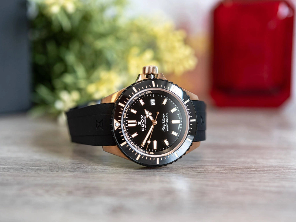 Zegarek męski EDOX 80120 37RNNCA NIR Sky Diver Neptunian