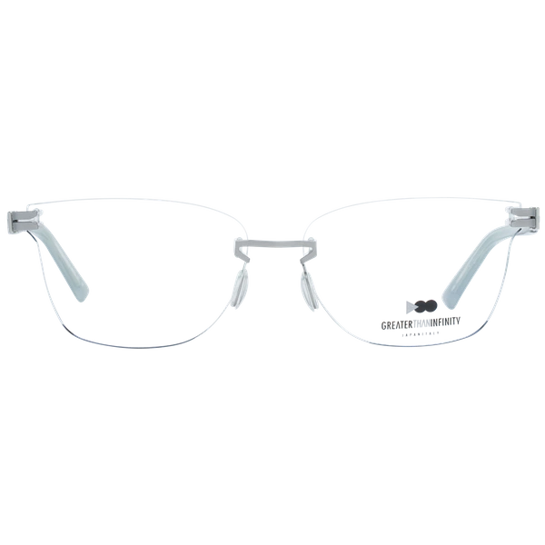 Okulary oprawki Greater Than Infinity GT048 V02 60 Srebrne