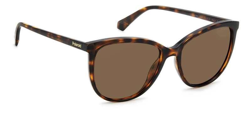 Okulary przeciwsłoneczne damskie Polaroid PLD 4138/S 08655SP Brązowe