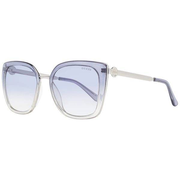 Okulary przeciwsłoneczne damskie Guess GF6124 10V 54 Srebrne