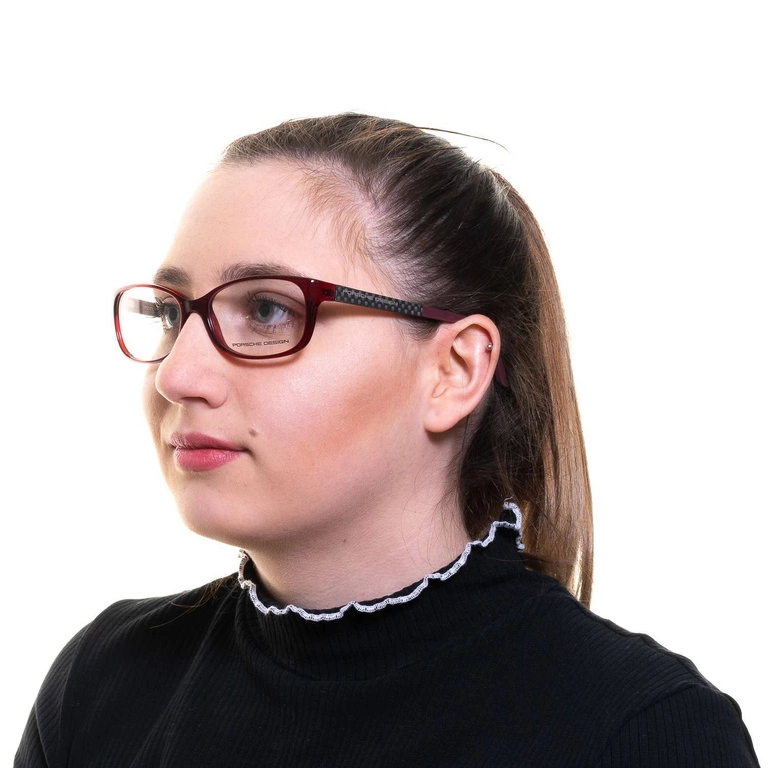 Okulary oprawki damskie Porsche Design P8247 D 55 Czerwone