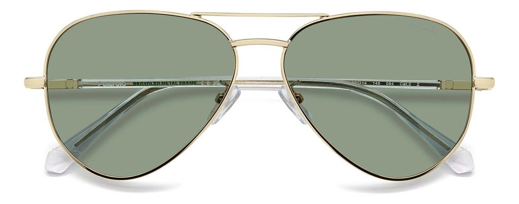 Okulary przeciwsłoneczne męskie Polaroid PLD 4186/G/S/X J5G59UC Złote