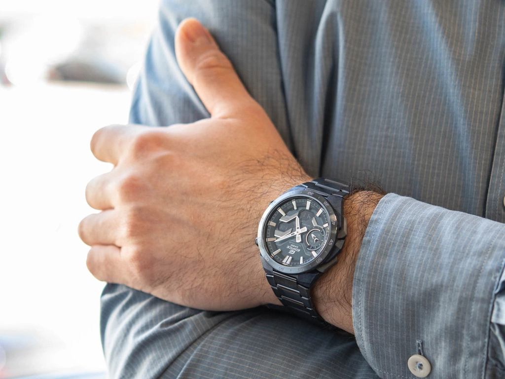 Zegarek męski CASIO Edifice ECB-2200CB-2AEF Windflow