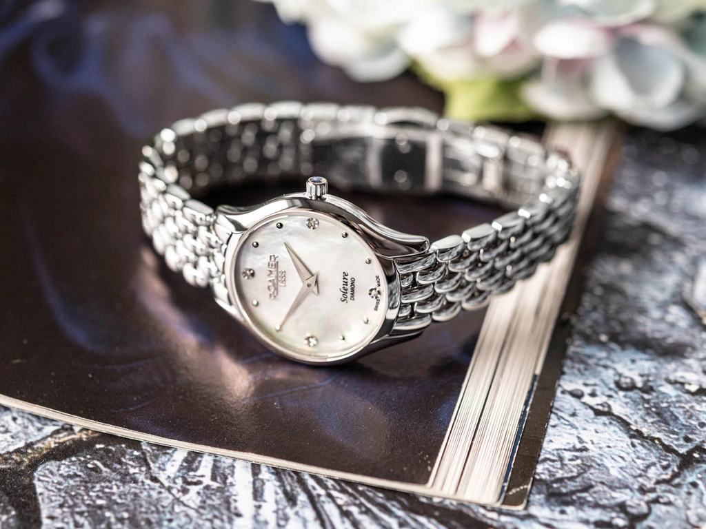 Zegarek damski ROAMER 547857 41 25 50 Soleure Diamond